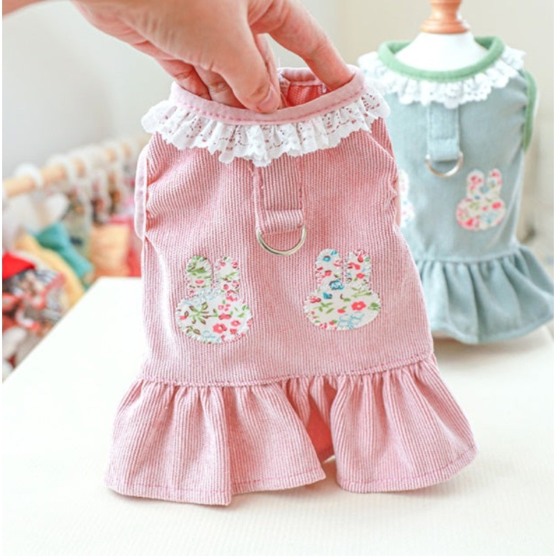 Spring Bunny dog dress