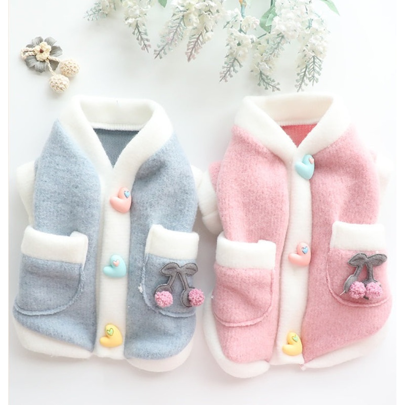 Winter Cherry dog jumper
