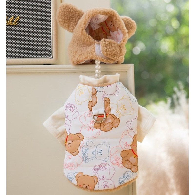 NEW Teddy reversible jacket and hat set