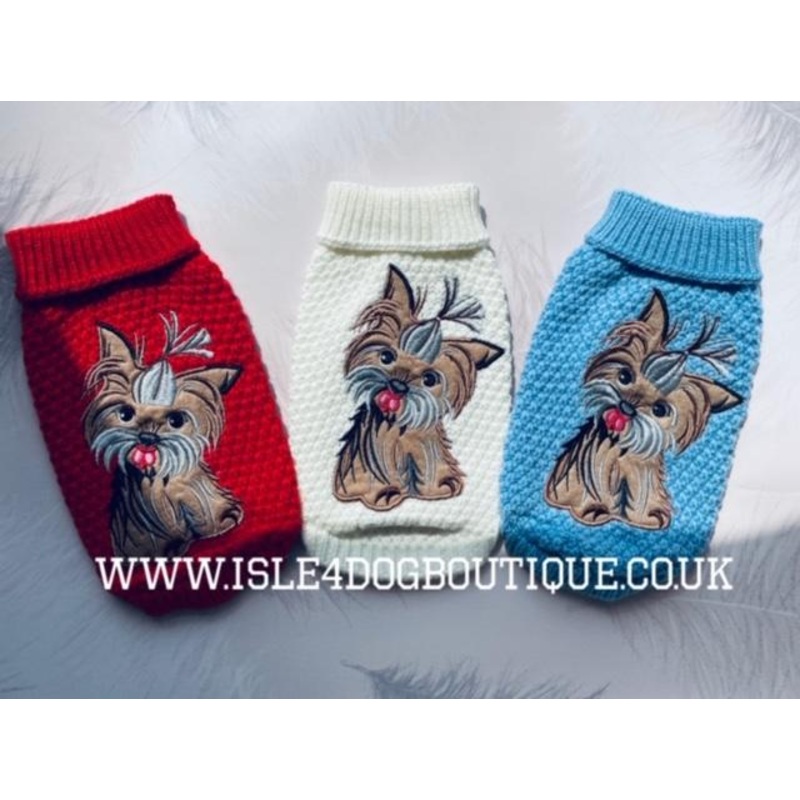 NEW Yorkie dog jumper