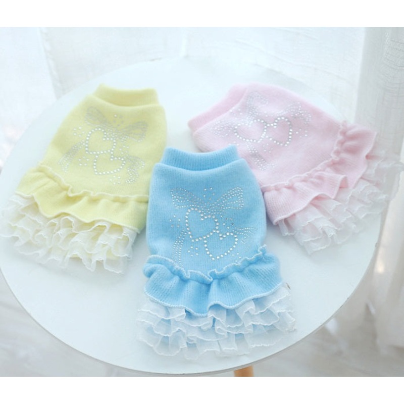 Sweetie dog rhinestone dress