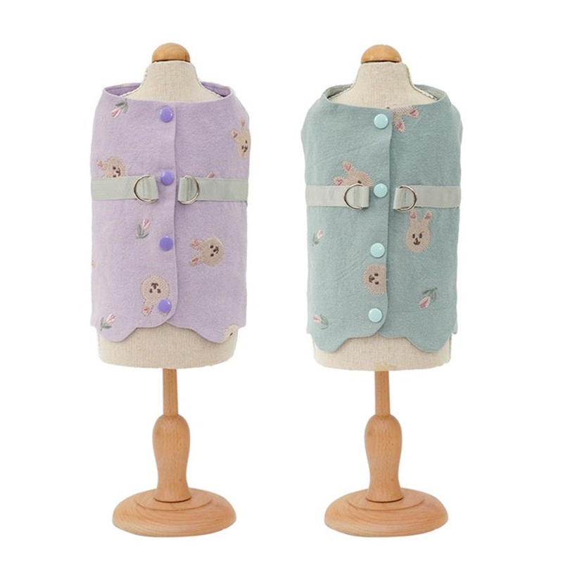 Bunnies dog harness top