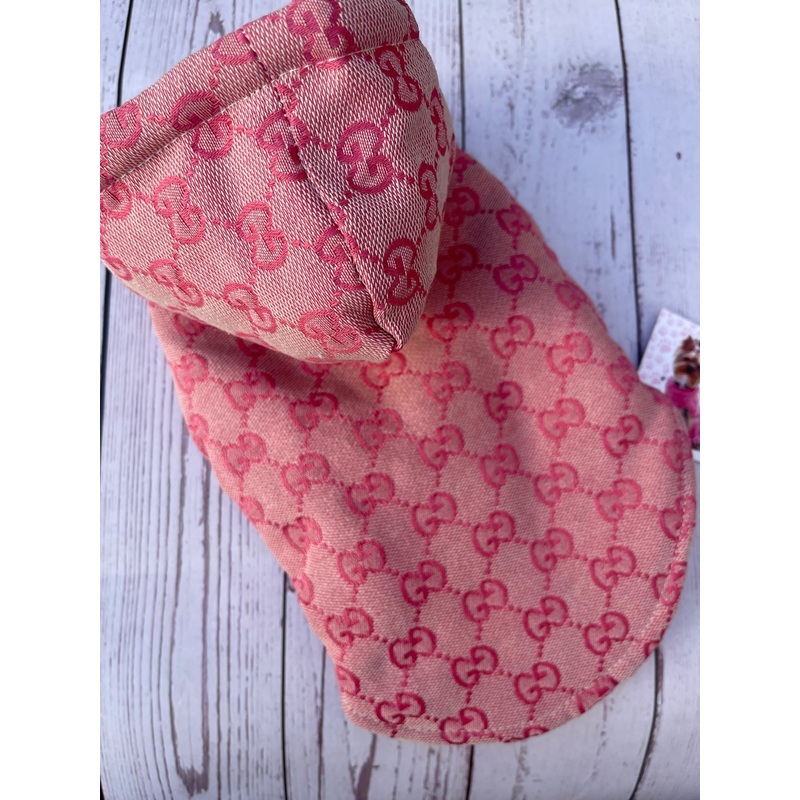 GG pink dog jacket