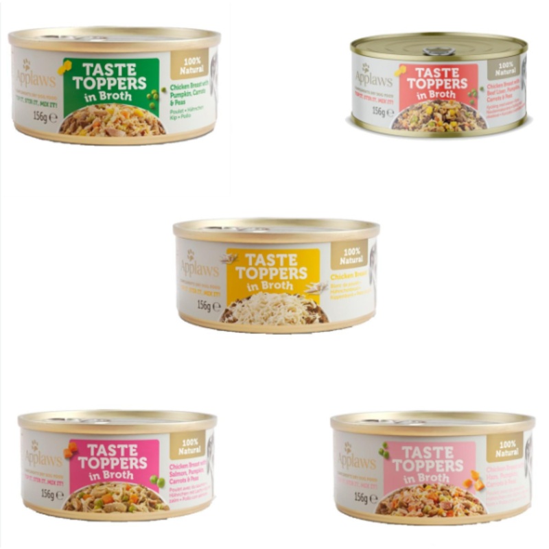 Applaws Taste Toppers in Broth 156g