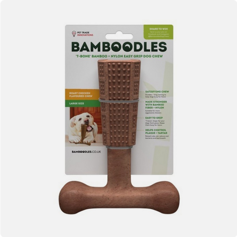 Bamboodles - Large T-bone - Roast Chicken Flavour