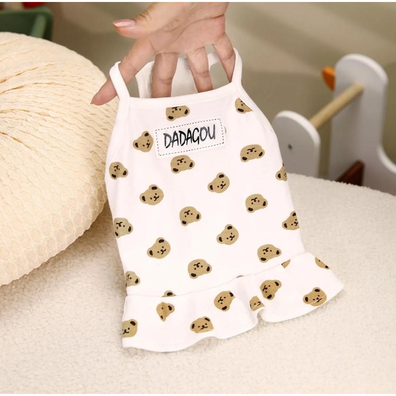 New Teddy Print Dress