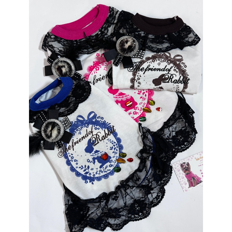 Miss Rabbit Dog T-shirt