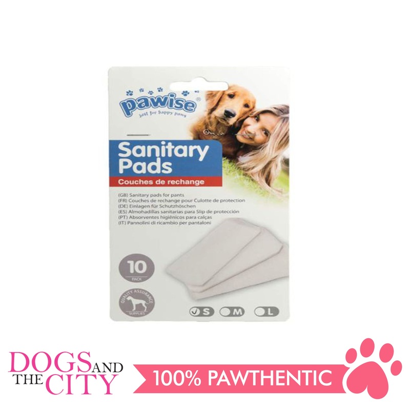 Pawise 13037 Dog Sanitary Pads Medium-Large 10pcs/pack