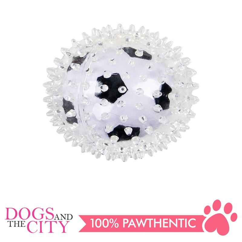 Pawise 14516 Dog Toy Sport Bouncing Ball Football 8.5cm