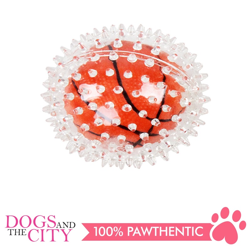 Pawise 14517 Dog Toy Sport Bouncing Ball Basketball 8.5cm