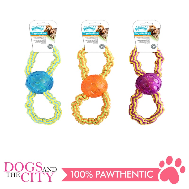 Pawise 14538 Dog Toy Tug-O-Play-Ball