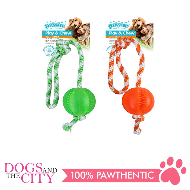 Pawise 14558 Dog Toy Play n Chew Ball