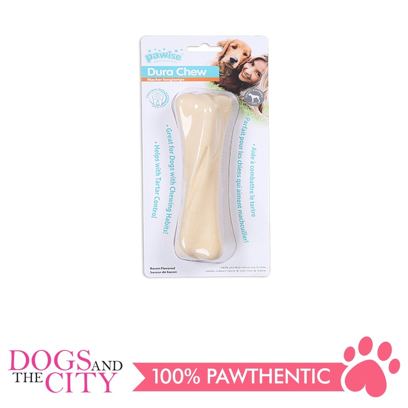 Pawise 14602 Dog Toy Dura Chew Bacon Flavor