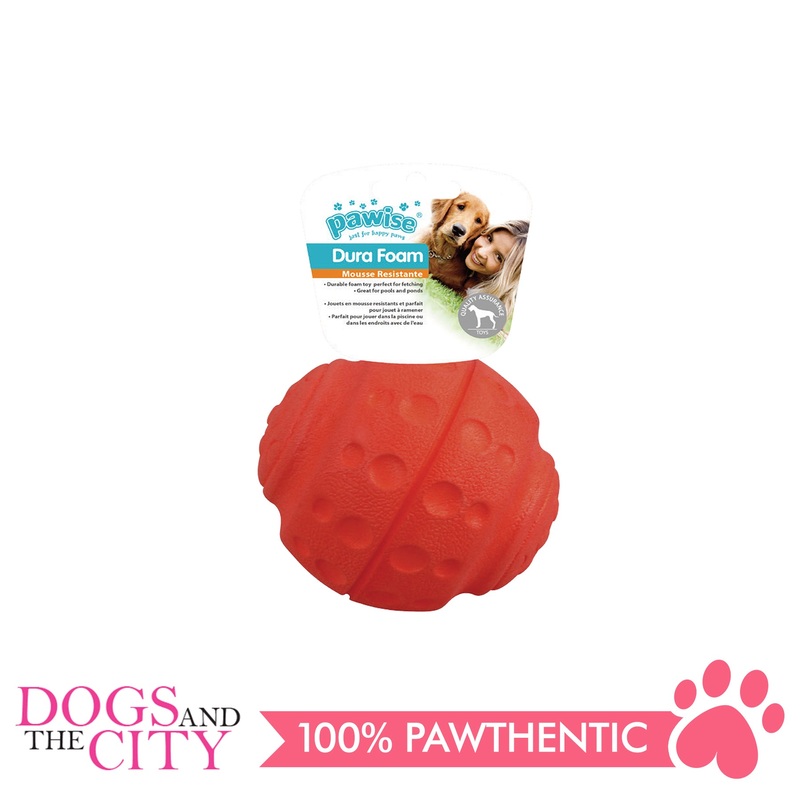 Pawise 14611 Dog Toy Dura Foam Ball 9cm