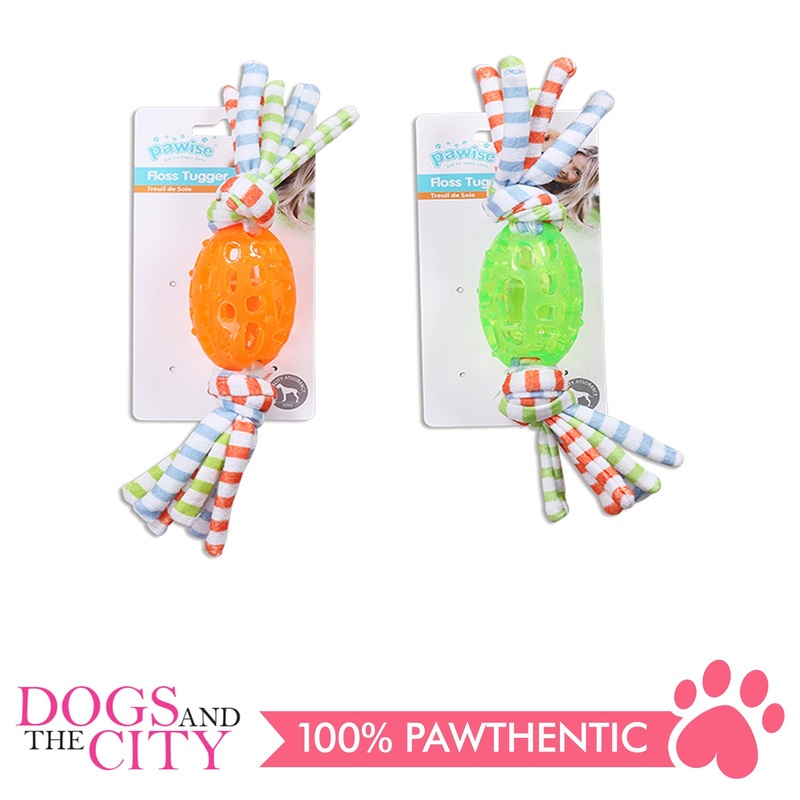 Pawise 14622 Dog Toy Toss Tugger Football Small 28cm