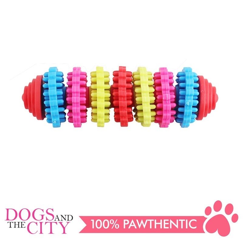 Pawise 14664 Rainbow World Gear Dog Toy Small 7cm