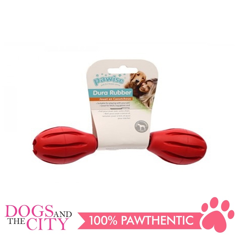 Pawise 14703 Dog Toy Rubber Dumbbell Large 23cm