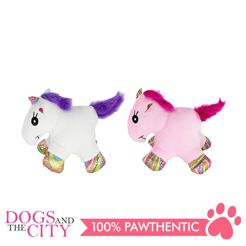 Pawise 15030 Unicorn with Squeaky Dog Toy