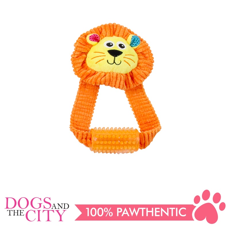 Pawise 15039 Vivid Life Lionet with Tugger Plush Pet Toy