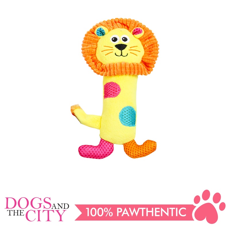 Pawise 15044 Vivid Life Lionet Stick Plush Pet Toy