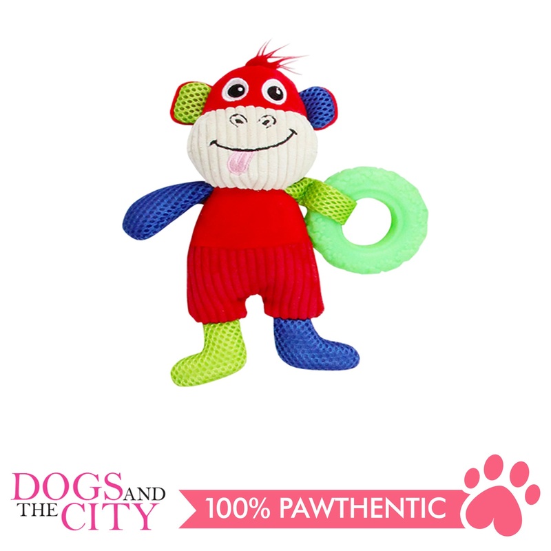 Pawise 15047 Vivid Lfe Swimming Monkey Plush Pet Toy