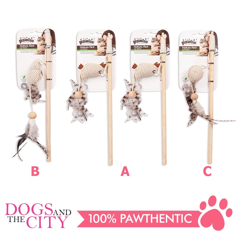 Pawise 28146 nature first cat toy 35.5x9.5cm