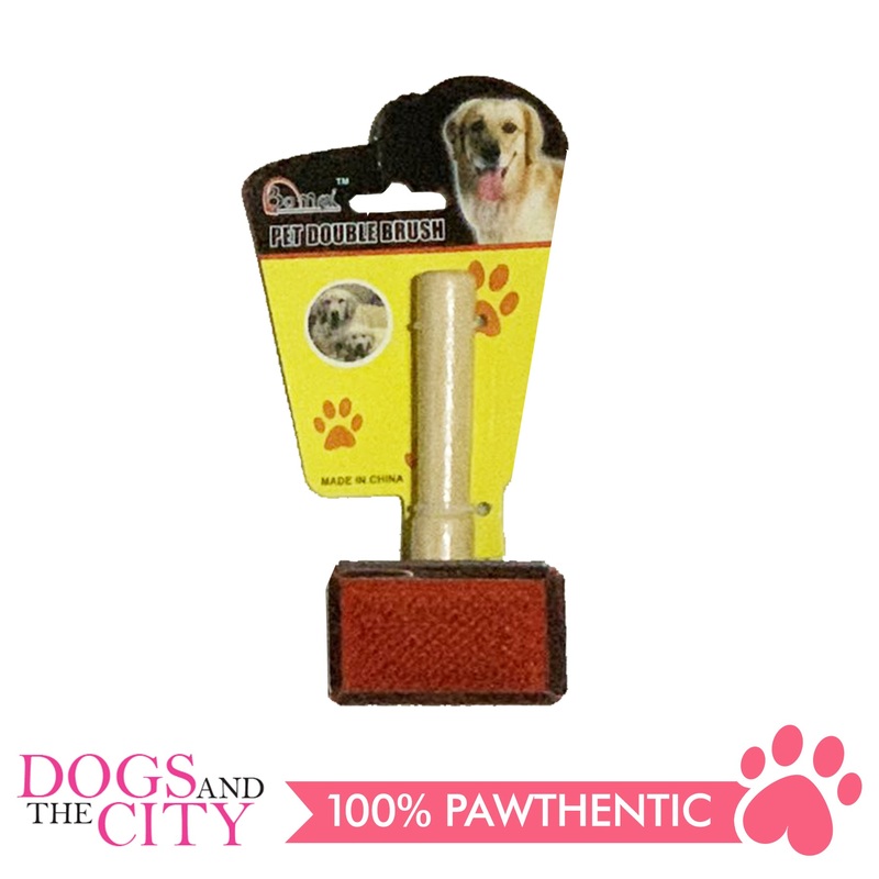 BM Wood Grooming Slicker Brush for Dog Small 6x4cm