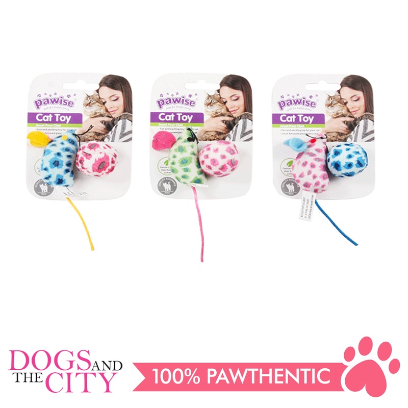 Pawise 28121 Cat Toy Mice & Ball