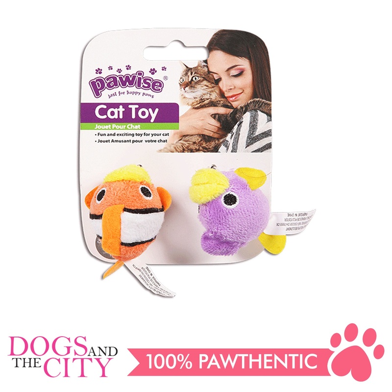 Pawise 28134 Cat Toy Fish 2/pack
