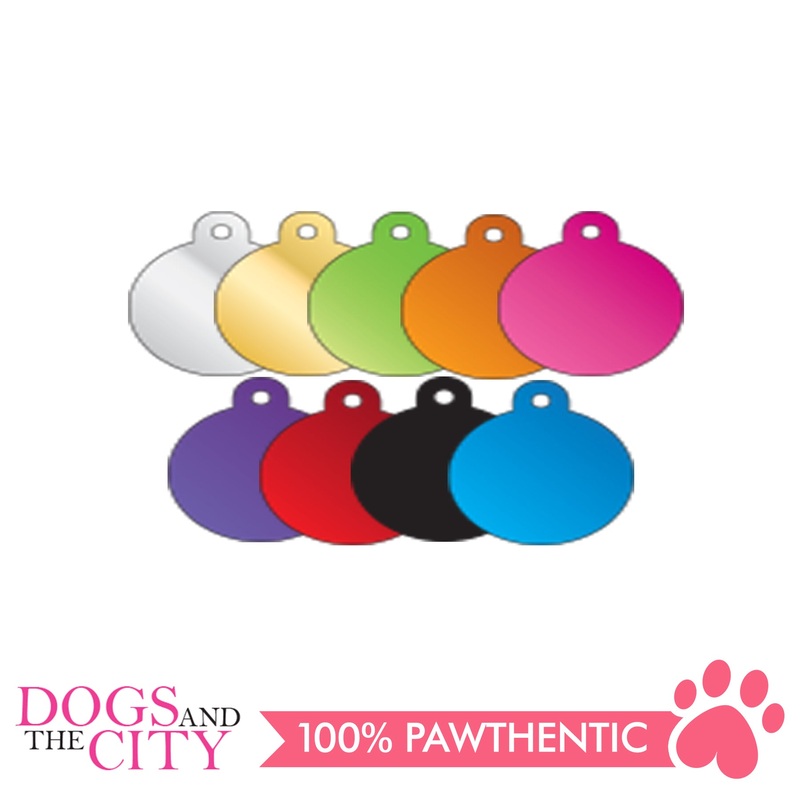 Personalized Pet Tags Circle Shape Small 22x22mm
