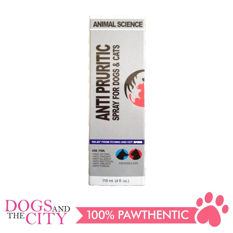Animal Science K9 Anti Pruritic Anti Itch Spray 118ml