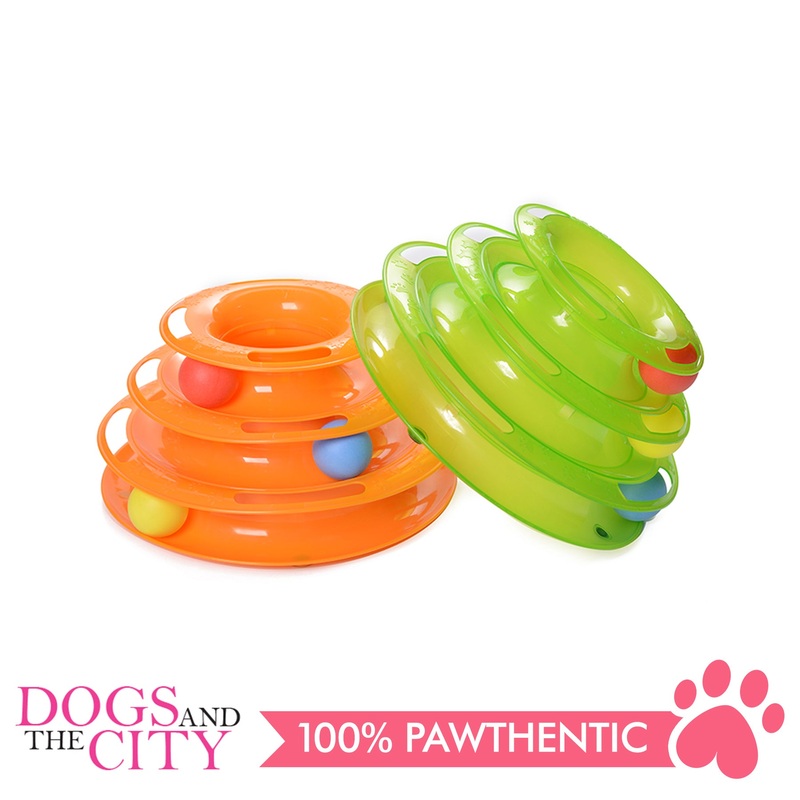 DGZ Three-layer Puzzle Cat Play Plate 25cm