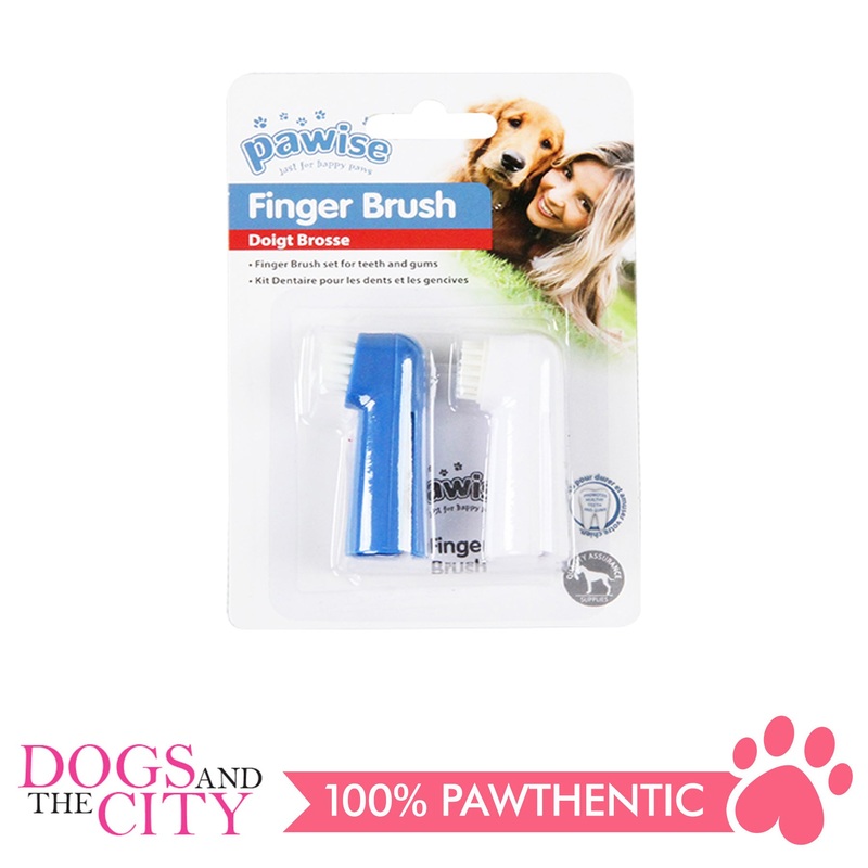 Pawise 11552 Finger Toothbrush 2 pieces