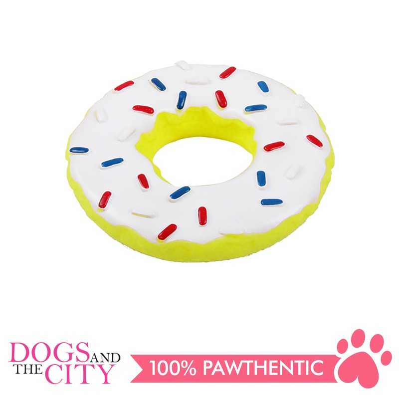 Pawise 14127 Vinyl Dog Toy Sprinkle Donut 14x14x3cm