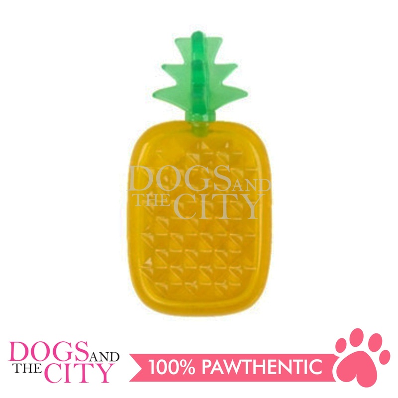 PAWISE 14435 Dog Summer Cooling - Pineapple Freezable Pet Toy 15x7.5cm