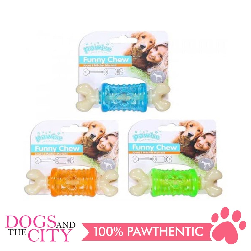 Pawise 14606 Dog Toy Funny Chew Bone Large