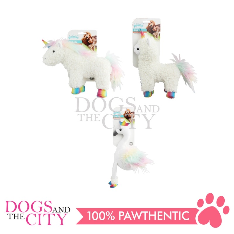 PAWISE 15015/15016 Rainbow World Plush Squeaky Dog Toys