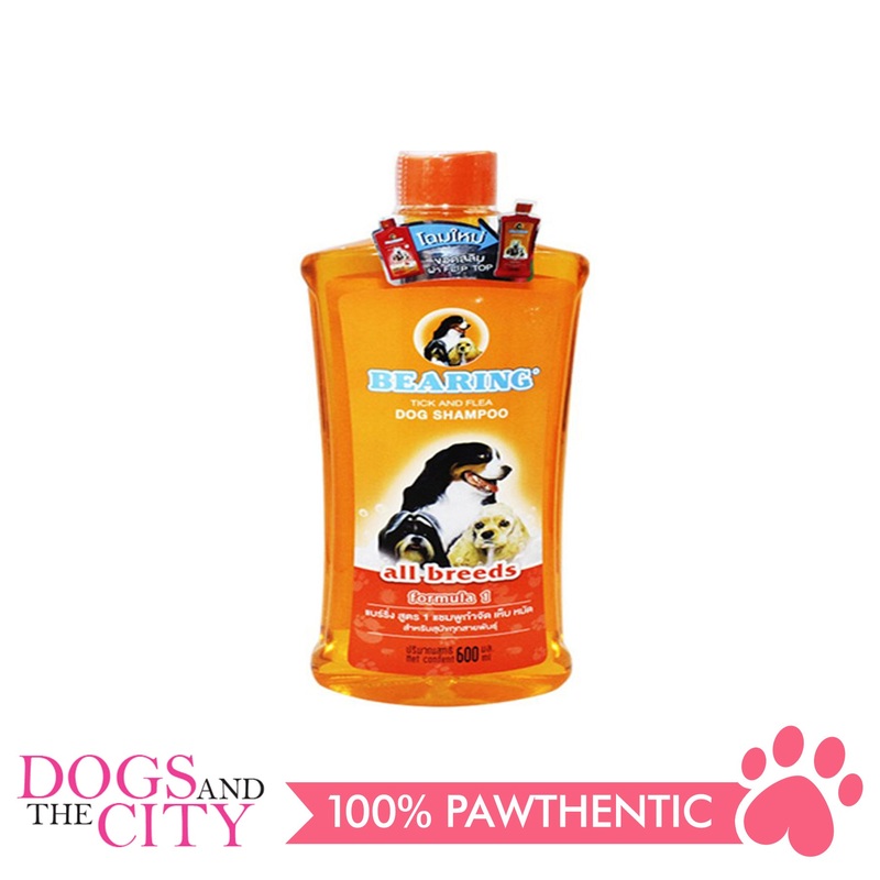 Bearing Tick & Flea Dog Shampoo All Breeds 600ml