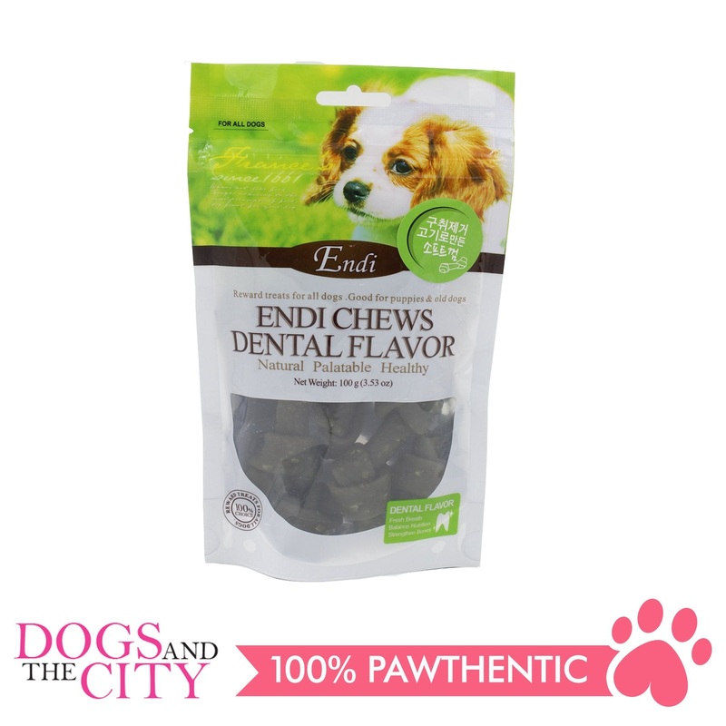 Endi D001 Meaty Knotted Bone Dental Flavor Small 100G