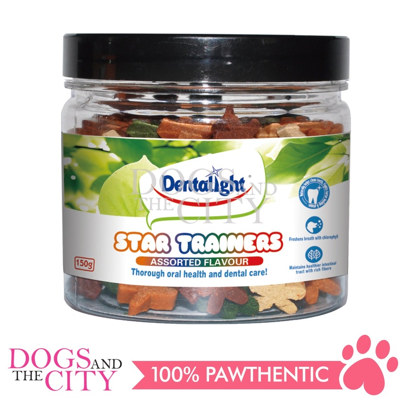 Dentalight 9596 Starter Trainer Assorted Flavor Dog Treats 150g