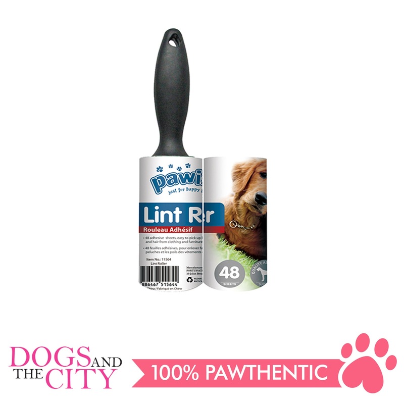 Pawise 11564 Pet Lint Roller 48 Sheets with Replacement