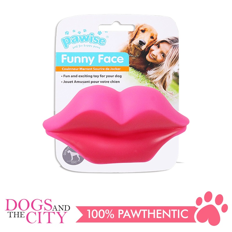 Pawise 14110 Vinyl Dog Toy Lip 15.5x13x3cm