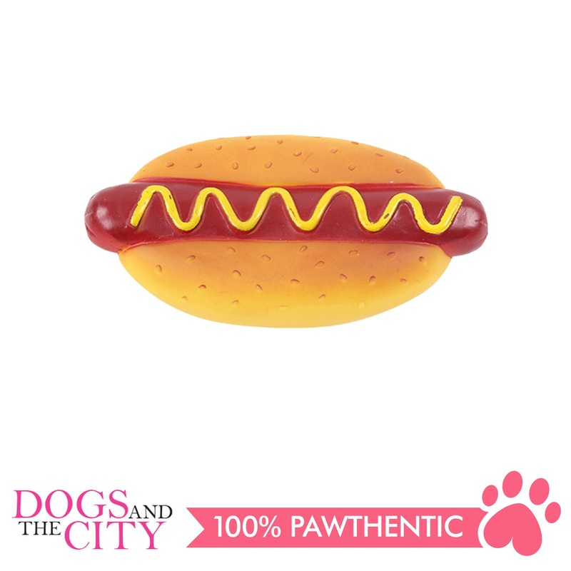 Pawise 14122 Vinyl Dog Toy Hot Dog 16x9.5x4cm
