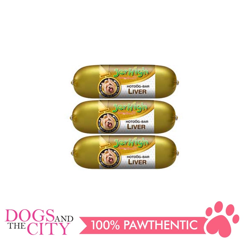 Jerhigh Hotdog Bar Liver 150g (3 pieces)