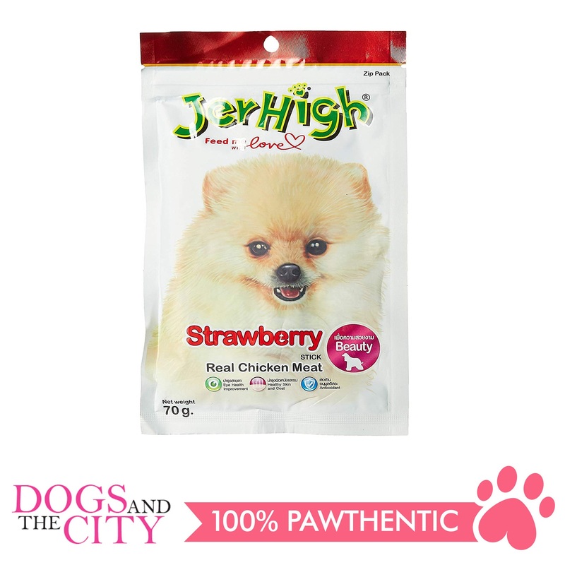 Jerhigh Treats Strawberry 70g