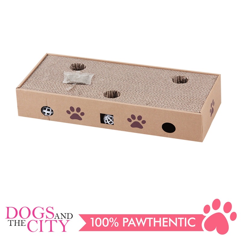 Pawise 28487 2 in 1 Cat Scratching Box