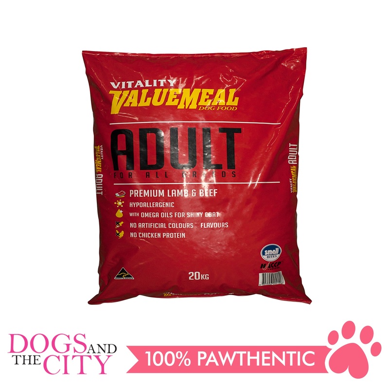 Vitality Value Meal Dog Food (Adult) 20Kg