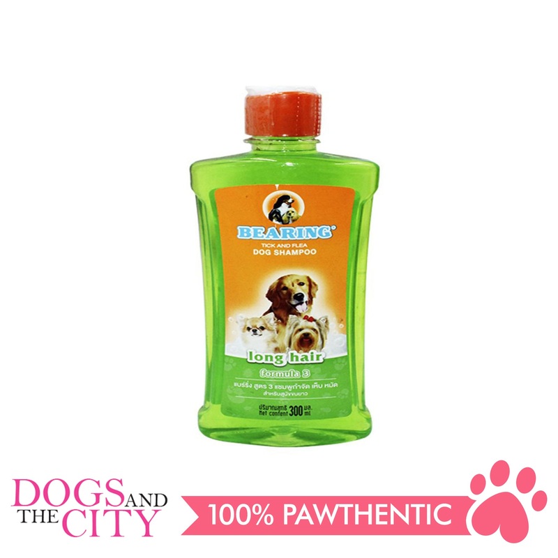 Bearing Tick & Flea Dog Shampoo Long Hair 300ml