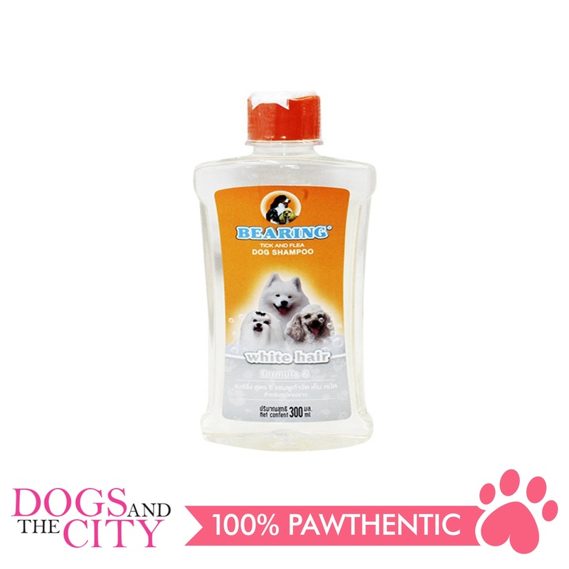 Bearing Tick & Flea Dog Shampoo White Hair 300ml