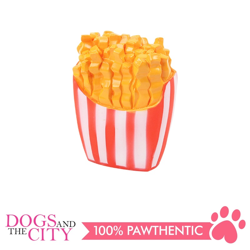 Pawise 14123 Vinyl Dog Toys French Fries 13.5x9.5cm